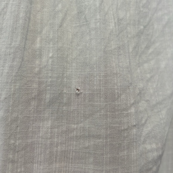 GAP White Tie Front Peplum Blouse size large. - Picture 5 of 9